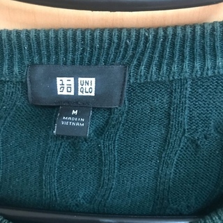 UNIQLO/ャンパー/M/ダーク緑の画像