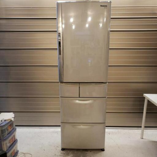 Panasonic パナソニック 5ドア 冷凍冷蔵庫 427L NR-ETF433-H 自動製氷機能付き トップユニット 省スペース スリム 2011年製