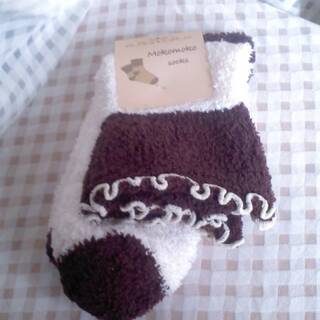 新品　もこもこ　ソックス　サイズ　レディース　22～24cm　材質　ポリエステル　ポリウレタン　靴下　3足セットの画像