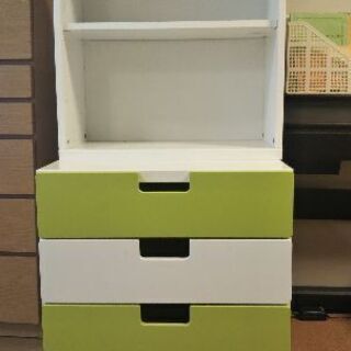 無料 IKEA 書棚＋引出し３段