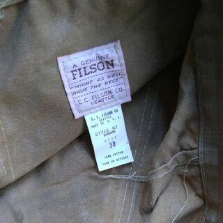 FILSONオイルフィニッシュTinCloth30の画像