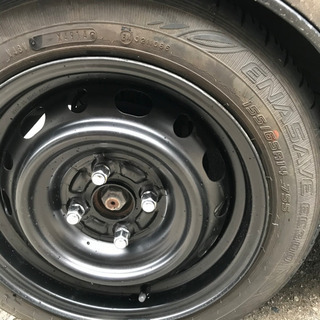 普通乗用車用4穴の鉄ホイール買います。