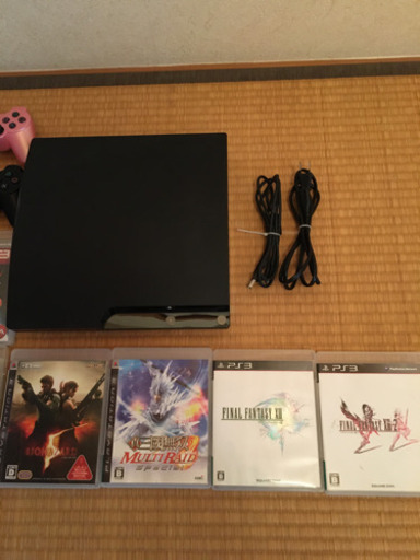 PS3 プレステ3 コントローラー2台 ソフト