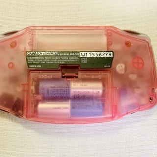ゲームボーイアドバンス　ミルキーピンク　カセット付き　値下げしました！の画像