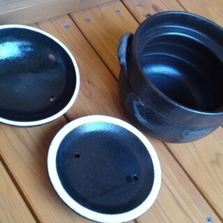 日本製 ２合炊き 二重蓋 炊飯　土鍋 購入当時15000円 平日受取り割引あります。　二重蓋　ごはんの画像