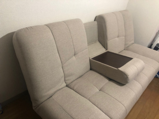 ソファーベッド　三人がけ