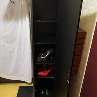 ミラー付き靴箱　譲ります