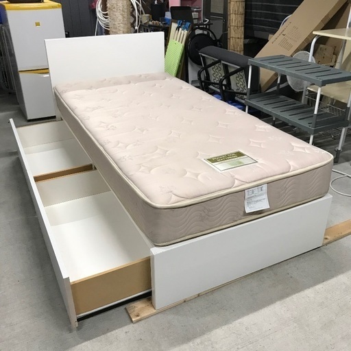 ニトリ 収納付シングルベッド