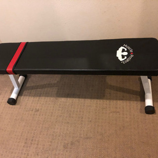 使用浅フラットベンチです！の画像