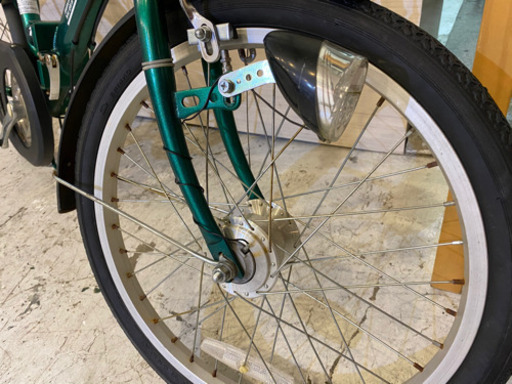 【折りたたみ自転車】20インチ  LEDオートライト