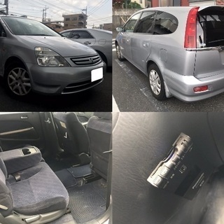 ストリーム　6万キロ　車検一年以上　フルセグテレビ　リモコンキーの画像