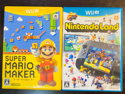 Wii U Wii ゲーム　本体とカセット9個　コントローラー等付