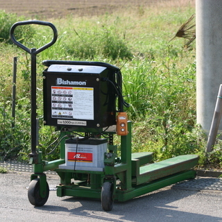 電動リフト（12Vバッテリー）Bishamon ≪動作OK≫ 直接お引き渡し