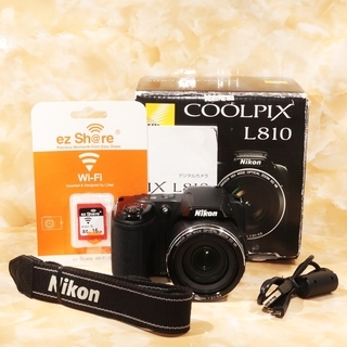 ☆超極上美品＆スマホ転送☆ニコン クールピクス L810