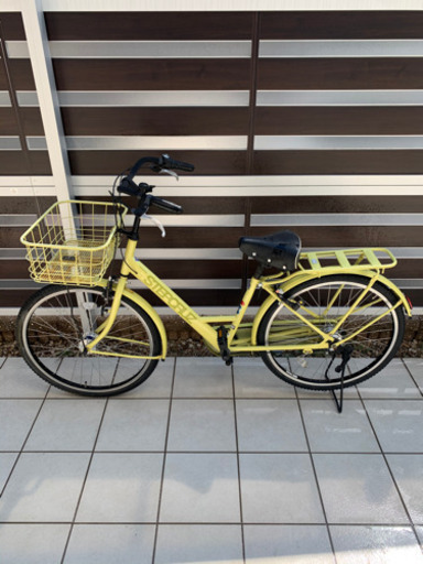 ブリジストン　26インチ　自転車　マウンテンバイク　三段ギア