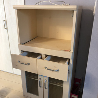 レンジ台　食器棚　カントリー調の画像