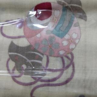 女の子のお道具づくしな愛らしい浴衣(新品未開封)の画像