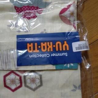 女の子のお道具づくしな愛らしい浴衣(新品未開封)の画像