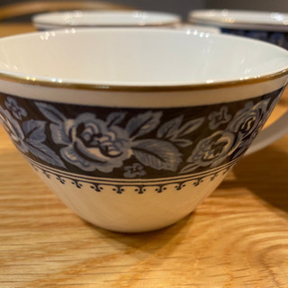 花柄　ティーカップ　ケーキ皿　6個セットの画像