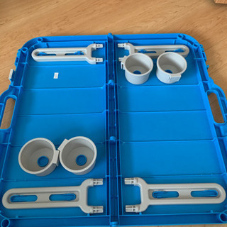 折り畳みテーブル　クーラーボックス　セットの画像