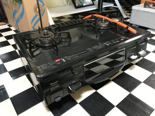 【リサイクルショップ八光　田上店　安心の1ヶ月保証　配達・設置OK】リンナイ 　ガス コンロ LPガス 左強火　RT61GH-L
