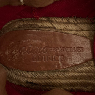 【メンズ靴】Gaimo× EDIFICE 42 赤の画像