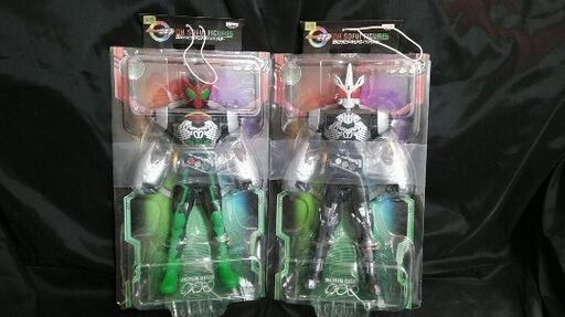 【家で過ごそう】新品未使用 仮面ライダーオーズ DXソフビフィギュア5インブリスター サゴーゾ＆タカゴリバ