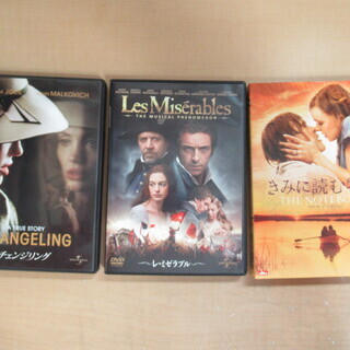 美品　DVD　映画　3本セット　チェンジリング 　レ・ミゼラブル...