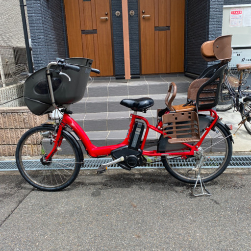 配達待ち❣️子供乗せ自転車 3人乗り 電動アシスト 整備済み　アンジェリーノミニ