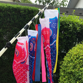 鯉のぼり　新品　全長90㌢強　お話中