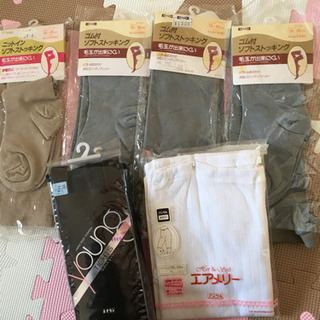 靴下など新品6点 フクスケ レナウン