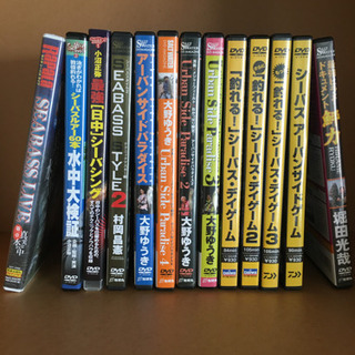 シーバスルアー釣りのDVD13枚