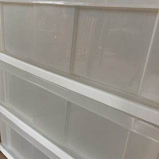 【完売御礼】アイリスオーヤマ N543 [ウッドトップチェスト ホワイト/ナチュラル 3段]の画像