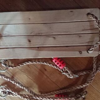 室内遊具☆木製ブランコ