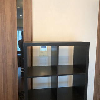 IKEA☆イケア☆棚KALLAX カラックス シェルフユニット4段2列　在宅の画像
