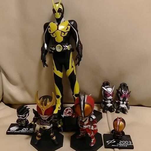 仮面ライダーのフィギュアいろいろ