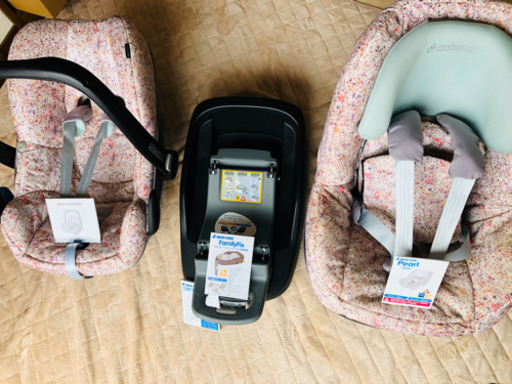 マキシコシ　Pebble、Pearl、Familyfix セット