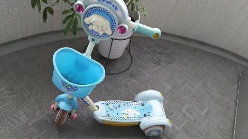 キックボード三輪 シナモンロール キックスクーター