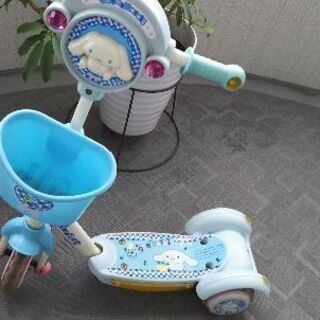 キックボード三輪 シナモンロール キックスクーター