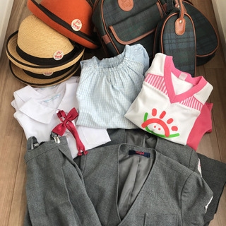 中古】千葉県 野田中央幼稚園 女子制服 2点 (ジャージ 上