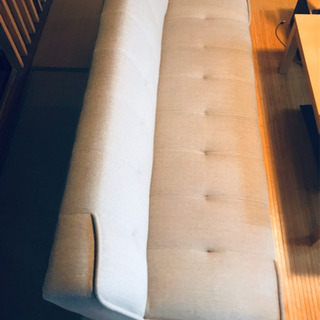 【取引終了】⭐︎3人掛け リクライニング ソファーベッド ⭐︎の画像