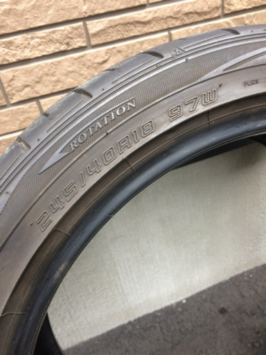 中古タイヤ 245/40 18インチ 4本