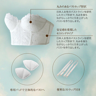 ブライダルインナー　3点セット　オマケ付きの画像