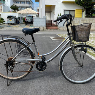 自転車　26インチ　6段変速ギア付き