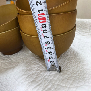 汁椀　木目　セリア　6つ　の画像