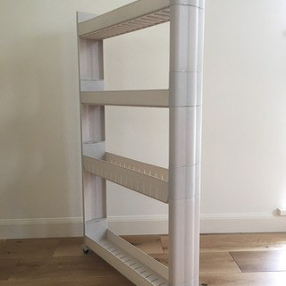 【お引き渡し決定】隙間収納ラック　キャスター付き