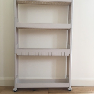 【お引き渡し決定】隙間収納ラック　キャスター付きの画像