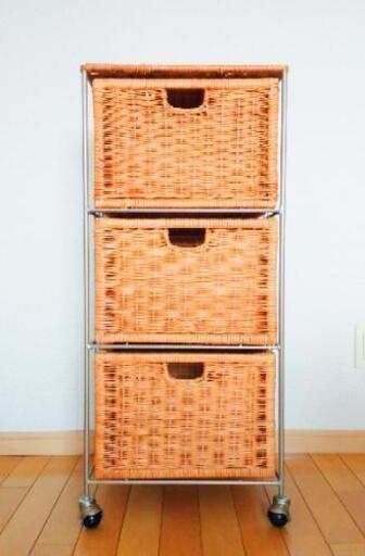 ONE’s 　籐　3段ラック　中古美品✨