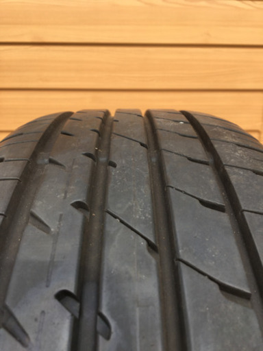 取引完了！美品 夏タイヤ４本 中古 215/60/16 トヨタ純正アルミ付 6.5JJ 5H PCD114.3 +50  DUNLOP