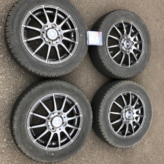 受付終了【ナット付】イエローハット中古タイヤiceFRONTAGE 155/65R13 73Q